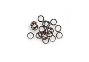 Blued Brass Rings 2mm 100u. Artesania 8616