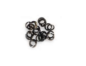 Blued Brass Rings 3mm 50u. Artesania 8618 