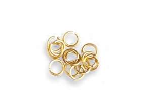 Brass Rings 4mm 100u. Artesania 8619