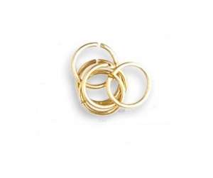 Brass Rings 8mm 50u. Artesania 8623