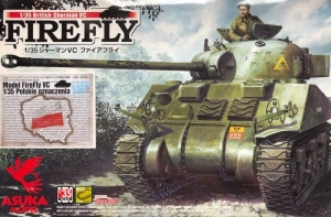 British Sherman VC Firefly model Asuka 35-009S-A