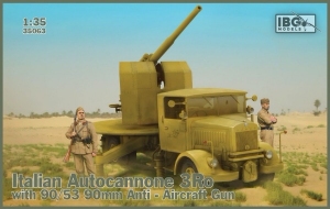 Autocannone 3Ro with 90/53 Anti-Aircraft Gun model IBG 35063