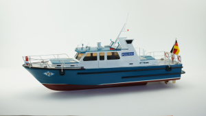 BB408 WSP 10 German policeboat drewniany model Billing Boats