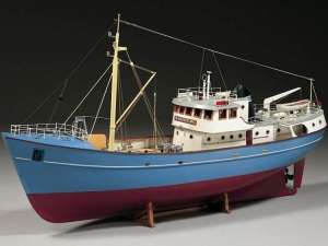 BB476 Trawler Nordkap - drewniany model w skali 1:50