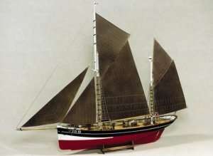 Model BB701 FD 10 Arnanes Fishing Yawl in scale 1-50 