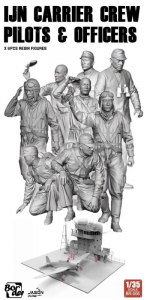 Border Model BR-006 IJN Carrier Crew Pilots & Officers 1/35