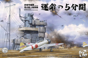 Border Model BSF-002 Akagi Bridge with Flight Deck & Mitsubishi A6M2 Zero 1/35