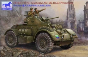 T17E1 Staghound A/C Mk.I Late Production model Bronco in 1-35