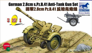 Bronco CB35034 German 2.8cm s.Pz.B.41 Anti-Tank Gun