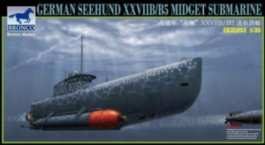Seehund XXVIIB/B5 Midget Submarine model Bronco CB35053
