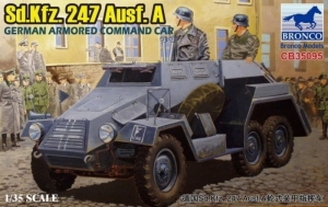 Sd.Kfz.247 Ausf.A German Armored Command Car scale 1-35