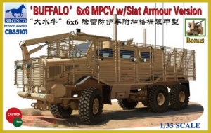 Buffalo 6x6 MPCV with Slat Armour Version model Bronco in 1-35