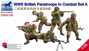 Bronco CB35130 WWII British Paratroops In Combat Set A