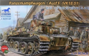 Panzerkampfwagen I Ausf.F VK18.01 model Bronco in 1-35