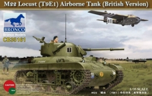 M22 Locust T9E1 Airborne Tank British Version model Bronco