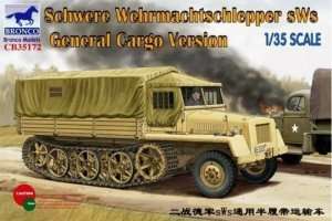 Schwere Wehrmachtschlepper sWS General Cargo Version in scale 1-35