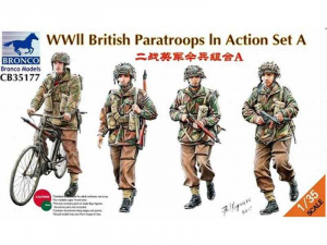 Bronco CB35177 WWII British Paratroops in Action Set A