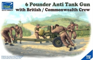 6 Pounder Anti-Tank Gun with British / Commonwealth Crew RV35044 