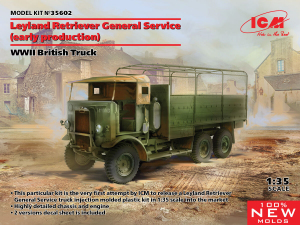 Model ICM 35602 Leyland Retriever General Service (early production) WWII British Truck