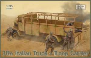3Ro Italian Truck - Troop Carrier model IBG in 1-35