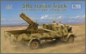 3Ro Italian Truck with 100mm 100/17 Howitzer model IBG in 1-35