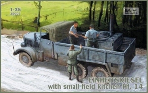 Einheitsdiesel with small field kitchen Hf. 14 model IBG 35007