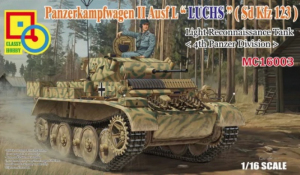 Panzerkampfwagen II Ausf.L Luchs Sd.Kfz.123 Classy Hobby MC16003 in 1-16