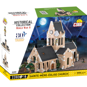 Cobi 2299 Klocki Sainte-Mere-Eglise Church 