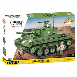 Cobi 2543 Bricks tank M24 Chaffee 1/28
