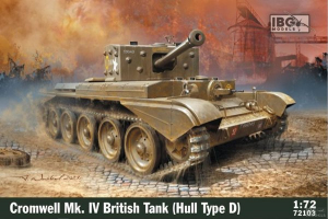 Cromwell Mk.IV British Tank (Hull Type D) 1-72 IBG 72103 