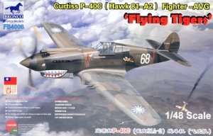 Bronco FB4006 Curtiss P-40C ( Hawk 81-42 ) fighter - in scale 1-48