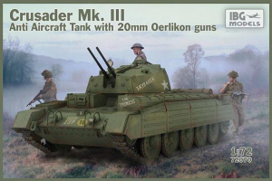 Model IBG 72070 Crusader Mk. III Anti Aircraft Tank with 20mm Oerlikon guns