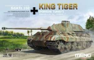 German Heavy Tank Sd.Kfz.182 King Tiger Porsche Turret in 1:35