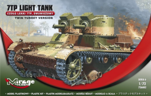 7TP Light Tank Twin Turret Version model 726002 in 1-72