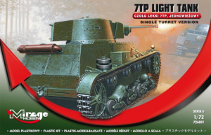 7TP Light Tank Single Turret Version model 726001 in 1-72