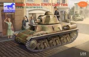 French Hotchkiss Light tank H38/39 1:35
