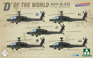 D of the World AH-64 D Attack Helicopter Takom 2606 model 1-35