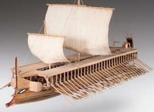 D004 Greek Trireme wooden ship model kit
