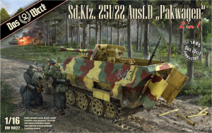 Das Werk DW16022 Sd.Kfz. 251/22 Ausf.D Pakwagen 1/16 