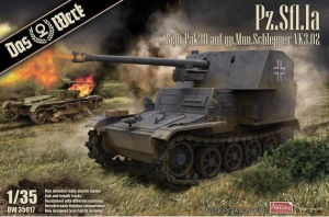 Model Pz.Sfl. Ia - 5cm Pak 38 auf gp. Mun Schlepper DW35017