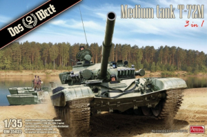 Medium tank T-72M 3in1 model Das Werk DW35032 in 1-35