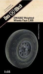 Weighted tires for Faun L900 Das Werk DWA002 in 1-35
