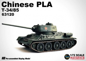 Die Cast Dragon Armor 63120 Chinese PLA T-34/85