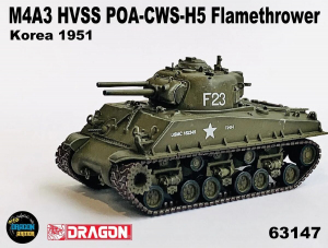 Die Cast Dragon Armor 63147 M4A3 HVSS POA-CWS-H5 Flamethrower Korea 1951