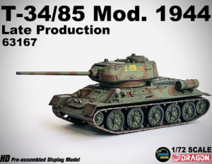 Die Cast Dragon Armor 63167 T-34/85 Mod.1944 Late Production