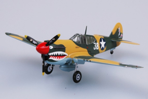Die Cast model P-40E Tomahawk 17FS 23FG 1942 Easy Model 37274 1/72