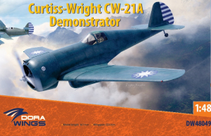 Dora Wings 48049 Curtiss-Wright CW-21A Demonstrator 1/48