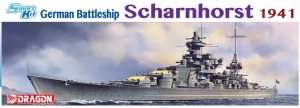 Model German Battleship Scharnhorst 1941 scale 1-350