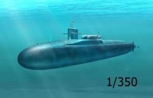 USS. Florida SSGN-728 in scale 1-350