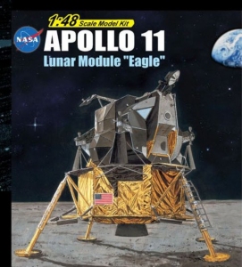 Apollo 11 Lunar Module Eagle model Dragon in 1-48